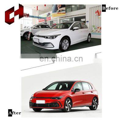 CH Fast Shipping Vehicle Modification Parts Facelift Rear Diffuser Fenders Plate Body Kit For VW Golf 8 2020 to GTI photo-2