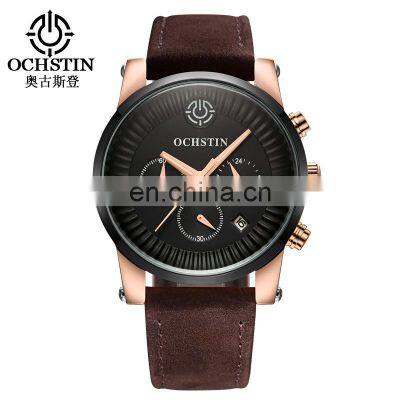 OCHSTIN GQ052C Men High Quality Quartz Movement Hand Watch Waterproof Alloy Analog New Fashion Wristwatches photo-3