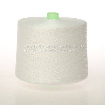 100% Polyester Spun Yarn For Sewing Thread High Quality Raw White Yarn And Dyeing Thread 40s/2 60s/3