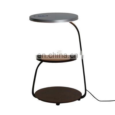 Floor Lamp Wireless Charging Sunset Floor Lamp Living Room Bedroom LED Night Light Bedside Table Floor Light