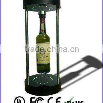 auto spinning and levitating display, bottle floating display