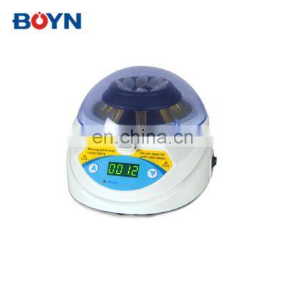 Mini-6K LED display 8 tube holes automatic regen lab prp mini centrifuge with timing function