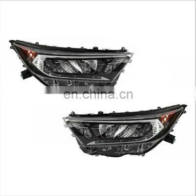 Factory Price High Quality Black Head Lamp Headlight for Toyota RAV4 2019 2020 2021 USA DOT Approved