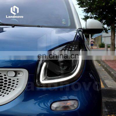 Landnovo New Arrive Led Headlight for 2010-2016 Mercedes Smart LED Head Light Upgrade Headlight Assembly
