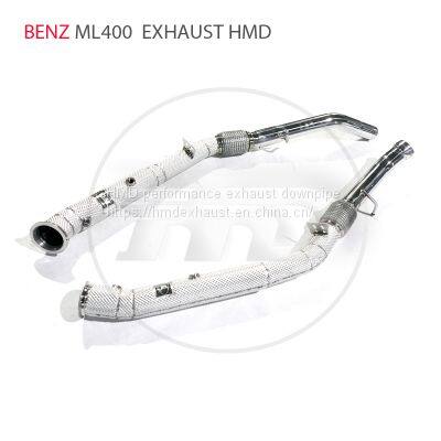 Exhaust Manifold Downpipe for Benz ML400 Car Accessories With Catalytic converter Header Without cat pipe whatsapp008618023549615