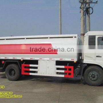 Dongfeng Tianjin 4x2 15m3 fuel tank fueling vehicle oil truck