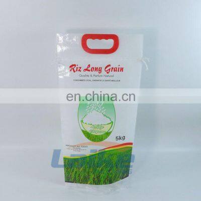 25kg 50kg Plastic Woven Rice Packing Bag, Laminated pp Woven Rice Sack, 50kg Transparent Rice Bag for Sale photo-5