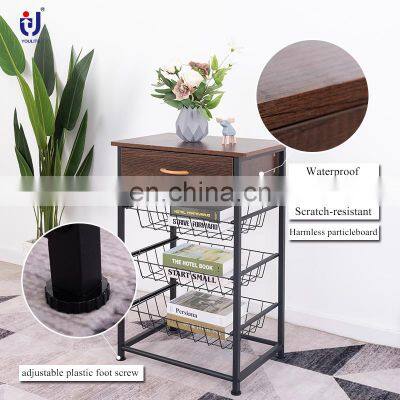Customized Metal Multipurpose Three-tier Mesh Kitchen Storage Drawer as You Require photo-3