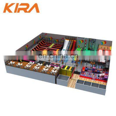 China Trampoline Park Manufacturer Popular Large Trampoline Park Equipment for Sale