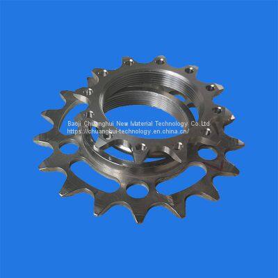 Spot direct sales and customized TC4 titanium alloy bicycle gears with high precision and good quality