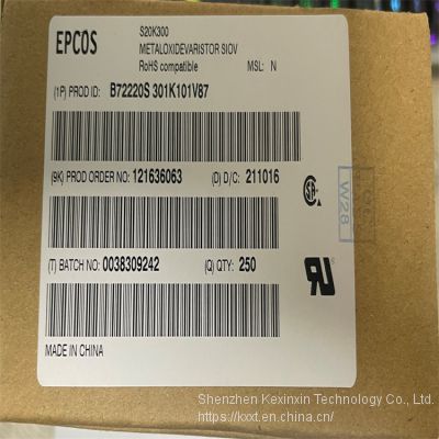 B72220S2301K101 EPCOS / TDK Varistors 300VAC 10% 20mm AdvanceD