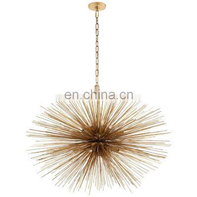 Nordic hot selling metal brass chandelier for bedroom living room dining room lighting brass luxury modern chandelier