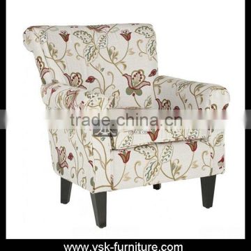 AC-094 Country Style Fabric Armchair Design