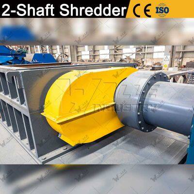 Metal Motorcycle Shredding Machine Double Shaft Shredder Machine