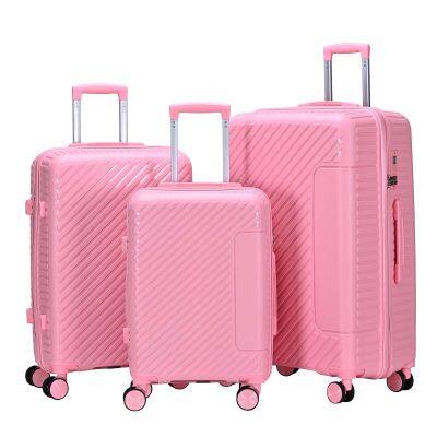 Luxury pp Trolley Luggage New Arrival OEM ODM Travel Bags for Female Male Ultra Capacity Suitcase photo-4