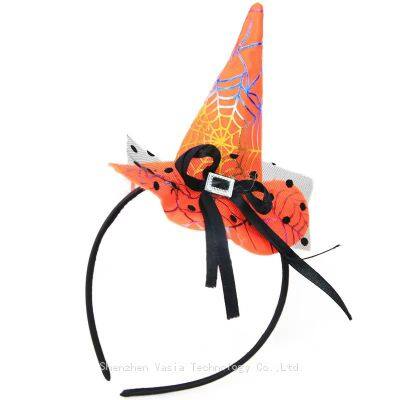 Erwachsene Hexenhut Kopfb?nder - Spitzhut-Design für Halloween-Kostüme und Cosplay