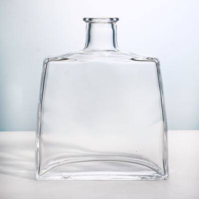 Custom Empty 500ml 750ml Vodka Tequila Bottle Packaging Wine Liquor Frosted Matte Color Glass Bottle