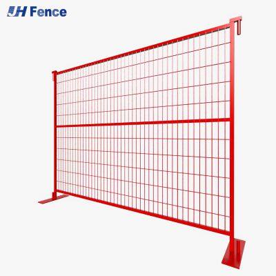 Canada Temporary Fencing Residential Perimeter Galvanized Temporary Fencing 2.1x 2.4 Waterproof Canada Style Temporary Fence