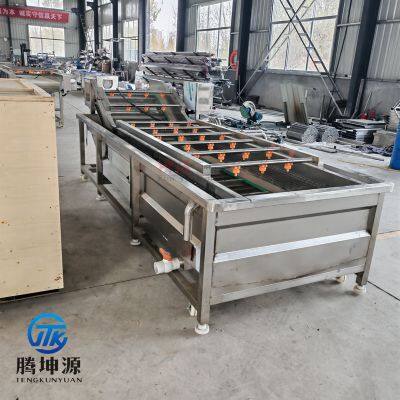 Fruit & Vegetable Bubble Washing Machine Seafood Fruit Vegetable Cleaning Equipment Vegetable Processing Line photo-2