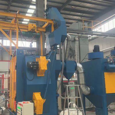 Hook Type Shot Blasting Machine is Suitable for Small Aluminum Die-casting Instrument Surface Treatment, With Compact Structure and High Efficiency photo-2