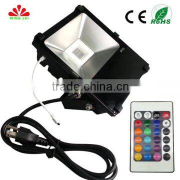 waterproof outdoor led flood lighting, 30w dmx rgb outdoor led flood light with ce rohs approval (3 years warranty)