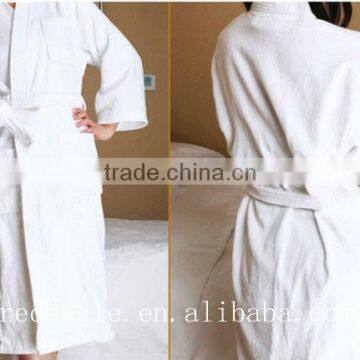 Super Absorbent Hotel Terry Cheap White Wholesale Bathrobe