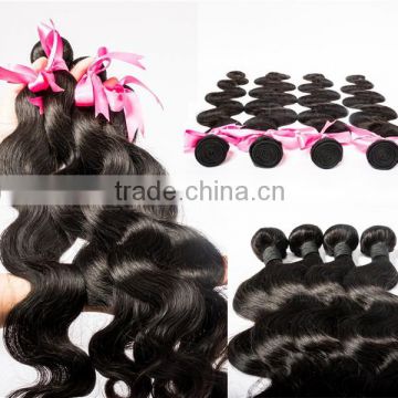 Qingdao factory natural color hair virgin indian hair extensions wholesale raw body wave hair