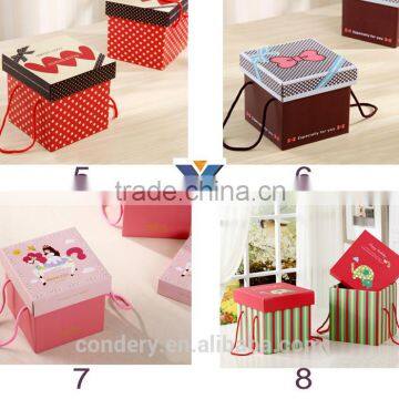 2016 OEM High Quality Custom Cardboard Paperboard Cake Gift Favour Boxes for Weddings Quality Choice Most Popular photo-2