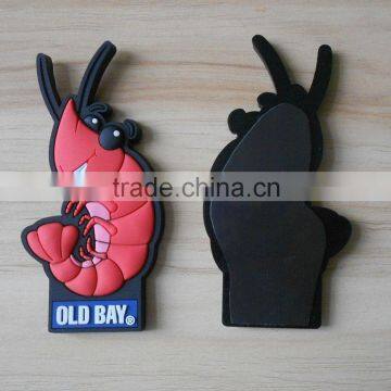 Cute Animal 3D Magnetic Sticker Red Lobster PVC Fridge Magnet