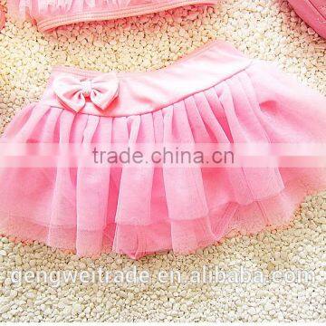 Korean Style Kids Swimwear Cute Flower Bikini Chiffon Lace Strap Baby Girls Swimwear for 2-8 Years photo-5