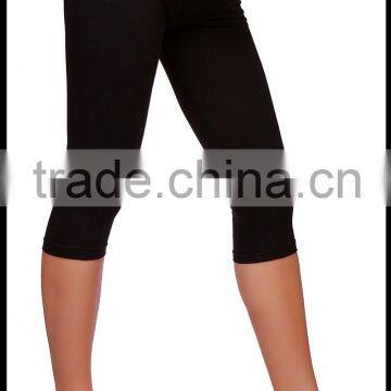 Womens Ladies Black Maternity Thick Cotton Leggings