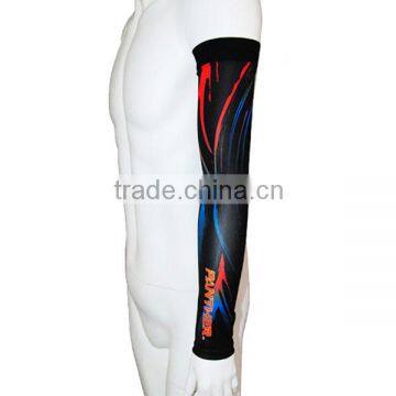 OEM Lycra Printed Compression Sports Arm Sleeves