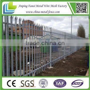 Landscape Edging Powder Coated Not to Rust Round or Triple Pointed Tops Galvanised or PVC Finished Galvanized Palisade Fence photo-3