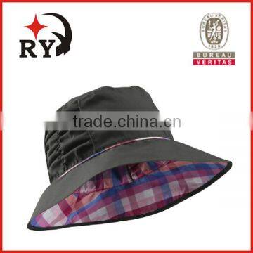 cheap bucket hats fold chequered mountain climbing 100% cotton bucket hats