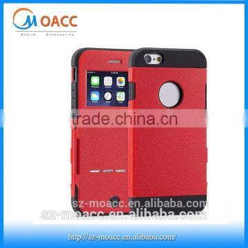Smart For iphone 6 flip case cover,view window case for iphone 6 flip cover