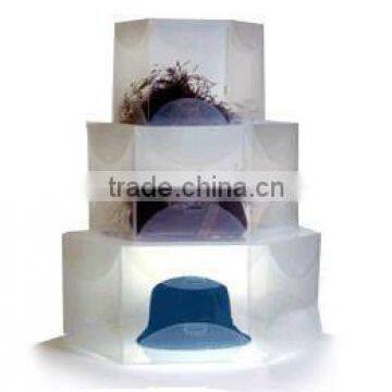 PP hat boxes,clear hat boxes,plastic hat boxes