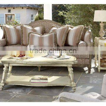 Living room furniture set Fabric arm sofa and cocktail table American style design sofa