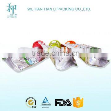 aluminum food plastic spout pouch for food packaging