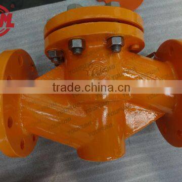 Telfon lined lift check valve flange types H41