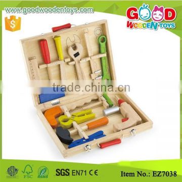 Little Carpenter's Building Construction Set Wooden Tools Box for kids