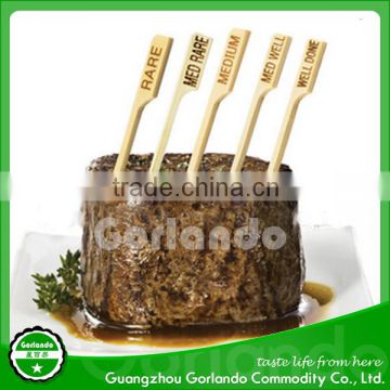 Teppo bamboo steak with custom logo