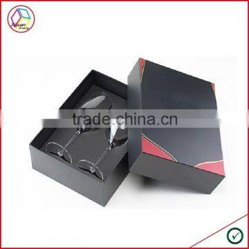 High Quality Wine Glass Cardboard Gift Box