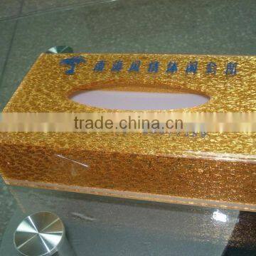 pull push hotel tissue box acrylic toilet tissue fancy tissue box holder