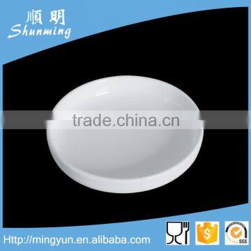 Round plastic plate