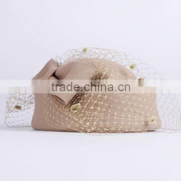 Wool Fascinator for Party ,Wedding Hair Accessories Hair Bow photo-4