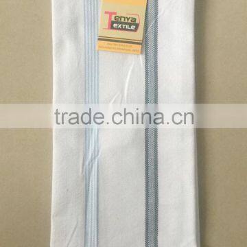 china supplier 100% cotton white herringbone tea towel