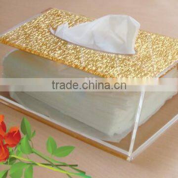 Guangdong pop clear acrylic wedding napkin holder for sale