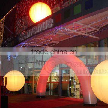 Lnflatable Glow Arched Door With LED Light