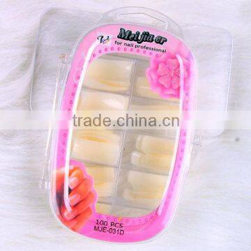 Salon 100pcs full half cover nail tips