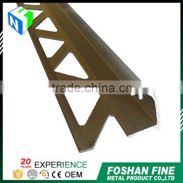 China factory electrophoresis aluminum tile trim steel